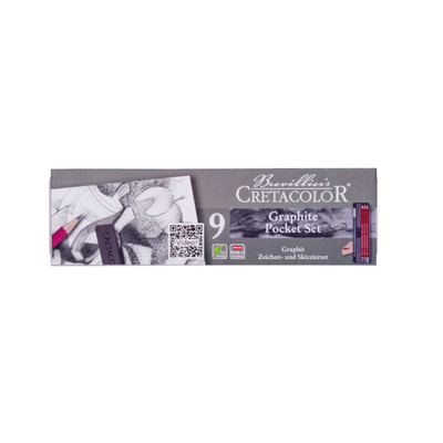 Cretacolor - Artist Graphite 9pc Pocket Tin Set