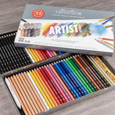 Cretacolor - Studio Sketch/Drawing Set - 72 Colours