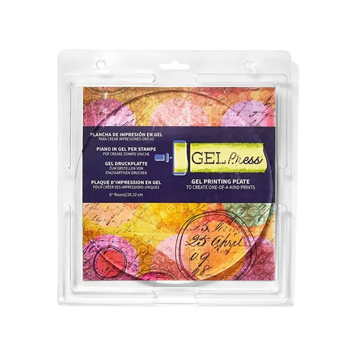Gel Press 8&quot; Round Mono Printing Plate