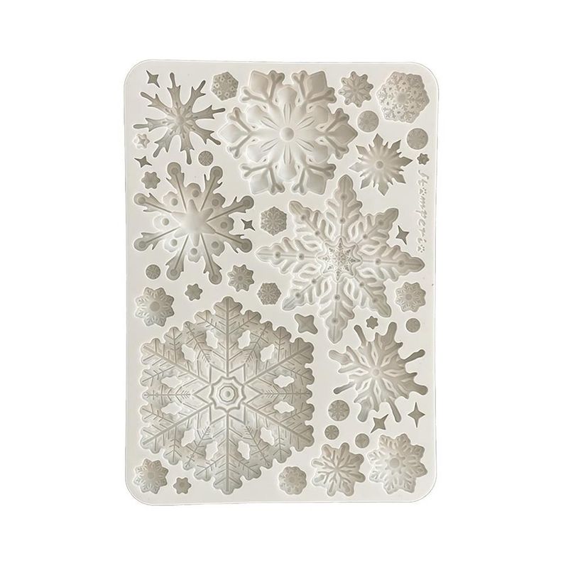 Stamperia - Dewdrops - A5 Silicone Mould - Snowflakes