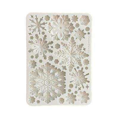 Stamperia - Dewdrops - A5 Silicone Mould - Snowflakes