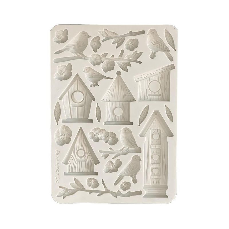 Stamperia - Dewdrops - A5 Silicone Mould - Nests and Birds