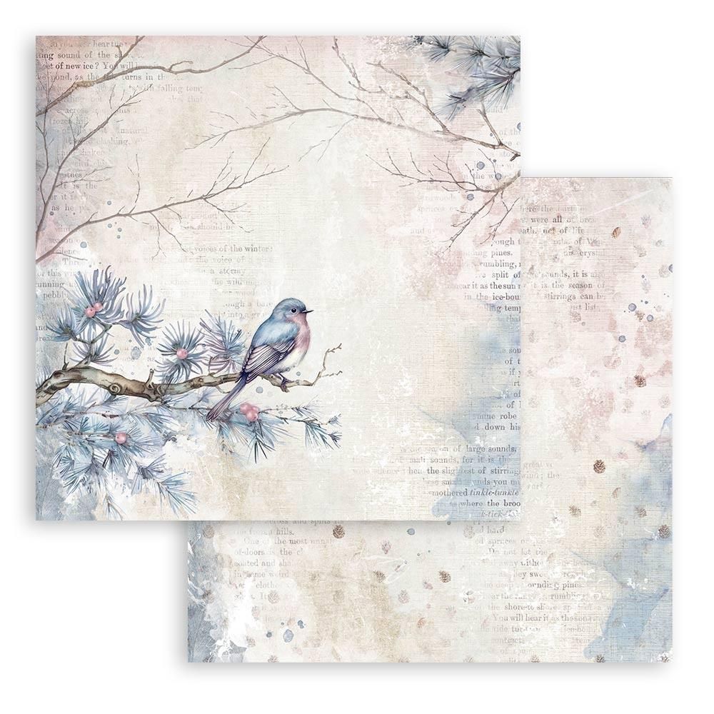 Stamperia - Dewdrops - 12&quot;x12&quot; Double-sided Paper - Bird