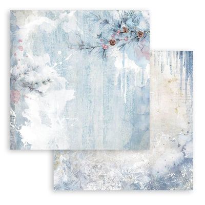 Stamperia - Dewdrops - 12&quot;x12&quot; Double-sided Paper - Flower Corner
