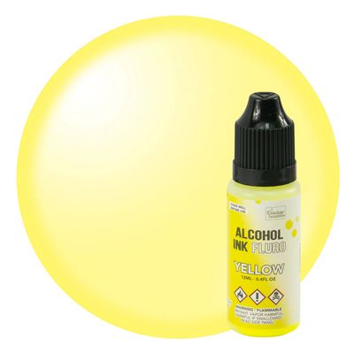 Couture Creations - Alcohol Ink - Fluro - Yellow