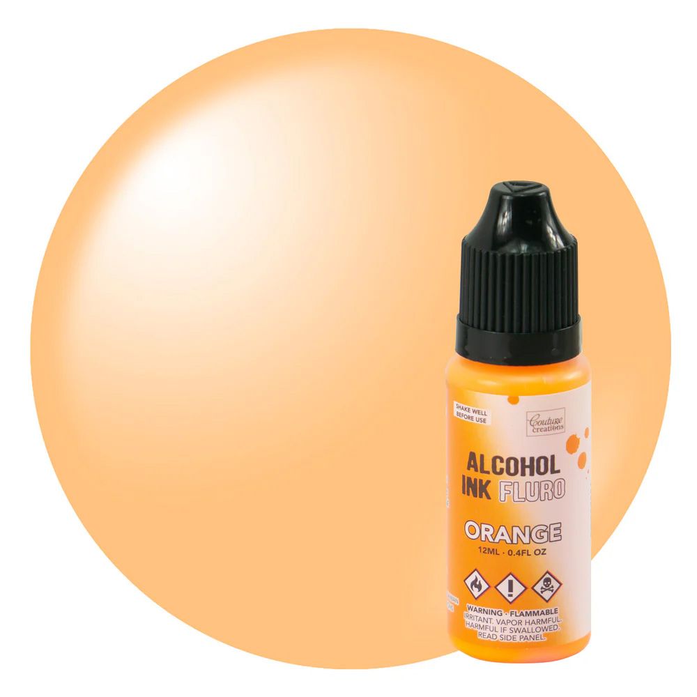 Couture Creations - Alcohol Ink - Fluro - Orange