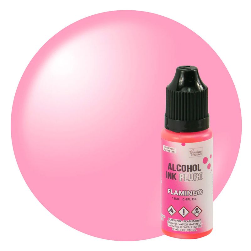 Couture Creations - Alcohol Ink - Fluro - Flamingo