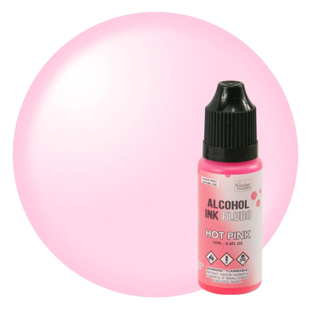 Couture Creations - Alcohol Ink - Fluro - Hot Pink