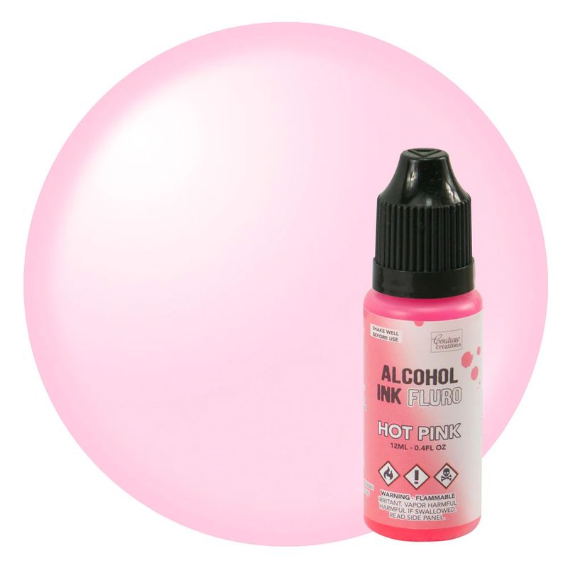 Couture Creations - Alcohol Ink - Fluro - Hot Pink