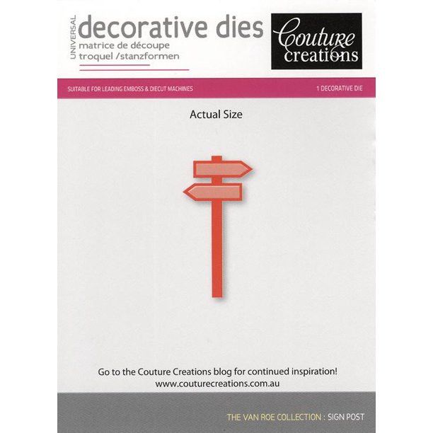 Couture Creations - Metal Die - Sign Post