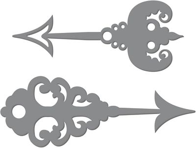 Ultimate Crafts - Metal Die - Victorian Arrow Set