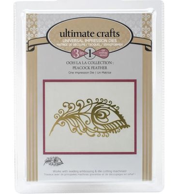 Ultimate Crafts - Metal Die - Peacock Feather