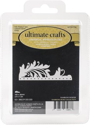 Ultimate Crafts - Metal Die - Rambling Border