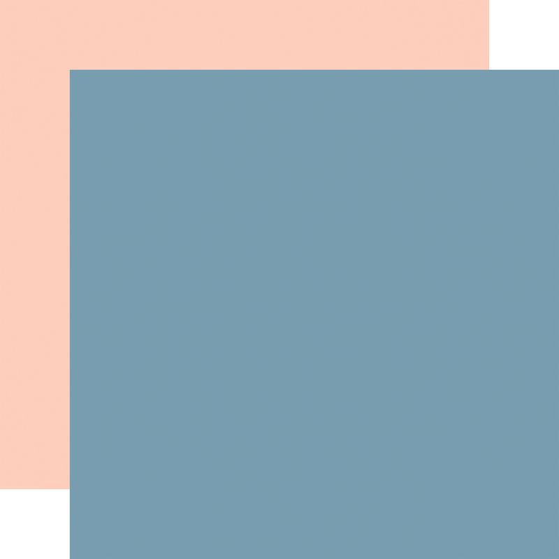 Echo Park - Let&#39;s create - 12&quot;x12&quot; double-sided Paper - Blue / Lt Pink