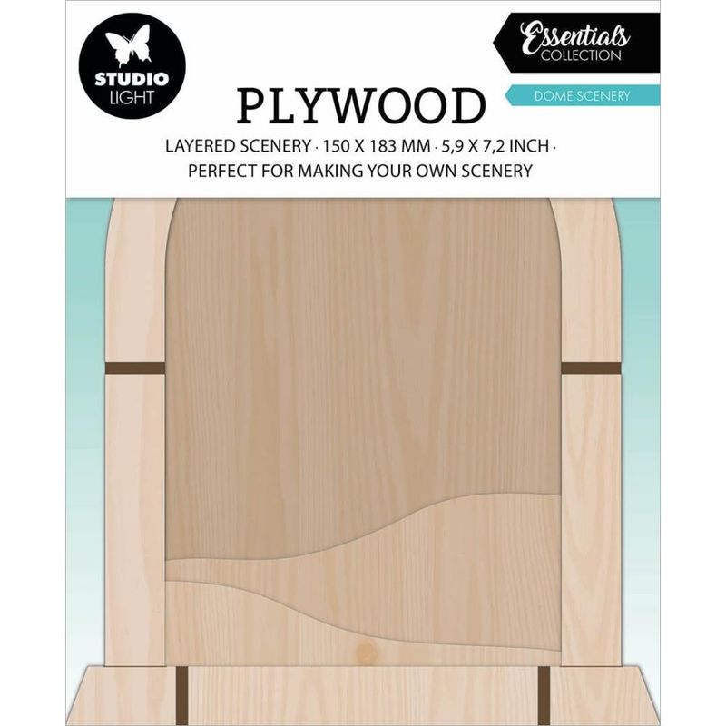 Studio light - Plywood - 3D Dome Layered Scenery