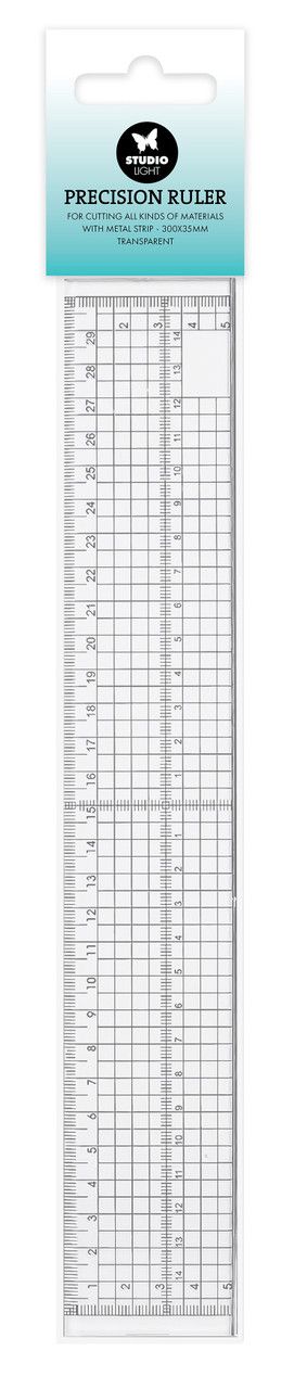 Studio Light - Essentials Ruler - Metal Edge - 30cm