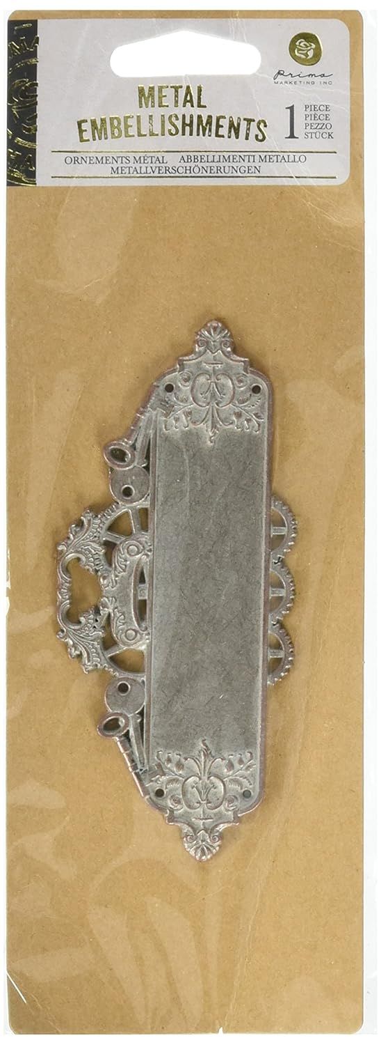 Prima Marketing - Metal Embellishments - Silver Plate