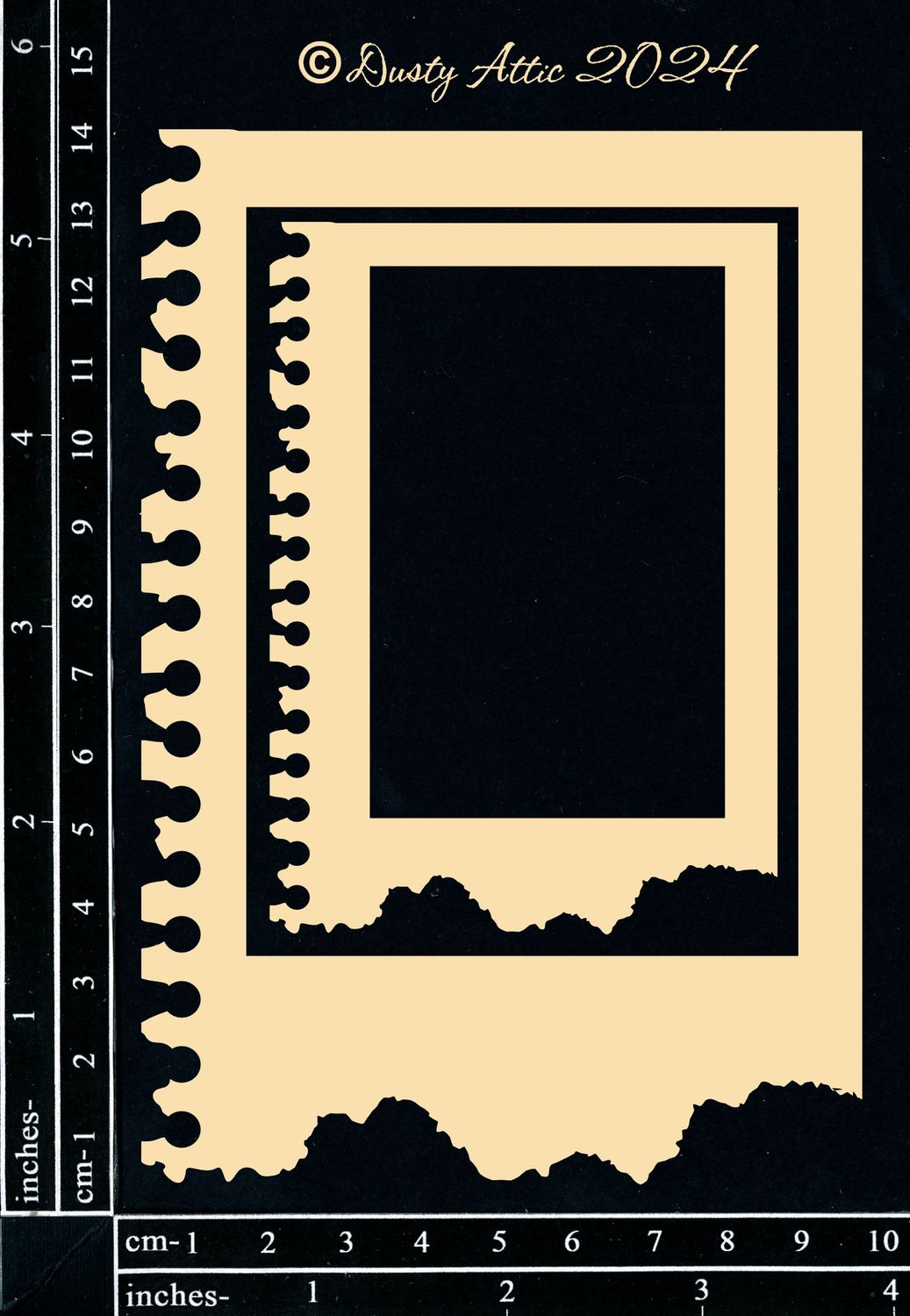 Dusty Attic - Chipboard - Lifestyle - Torn Notebook Frames