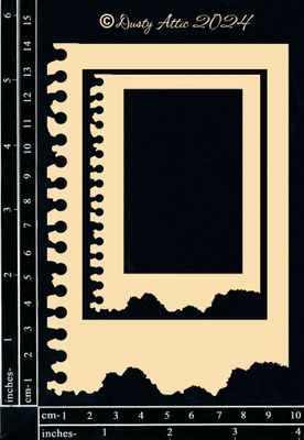Dusty Attic - Chipboard - Lifestyle - Torn Notebook Frames