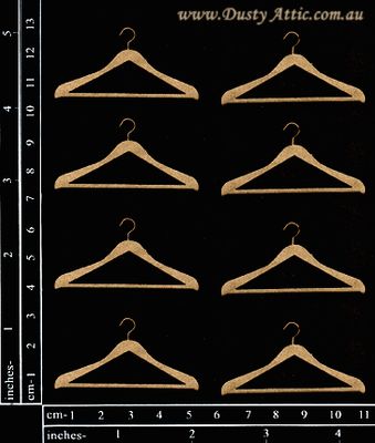 Dusty Attic - Chipboard - Lifestyle - Mini Coat Hangers