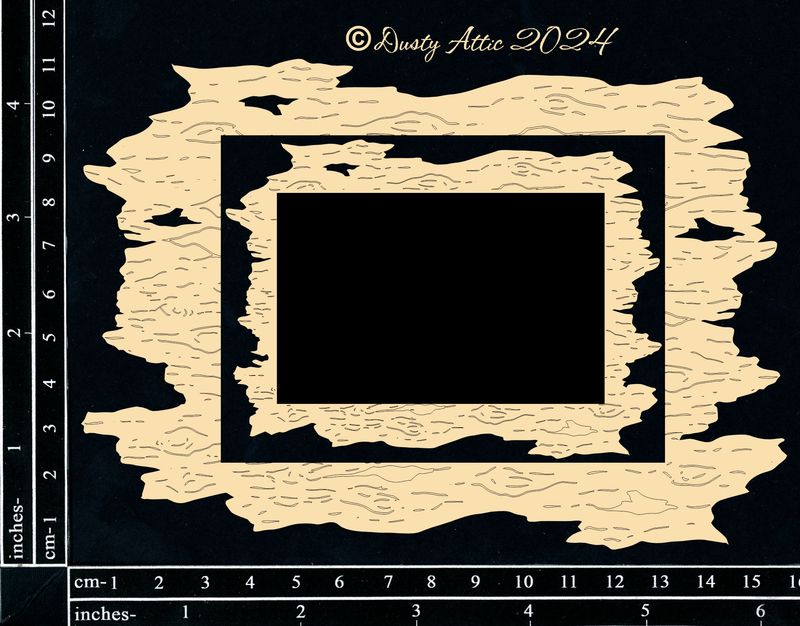 Dusty Attic - Chipboard - Seaside/Outback - Driftwood Frame