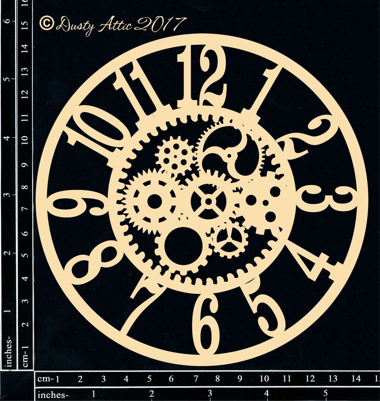 Dusty Attic - Chipboard - Steampunk - Clockworks