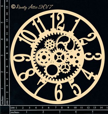 Dusty Attic - Chipboard - Steampunk - Clockworks