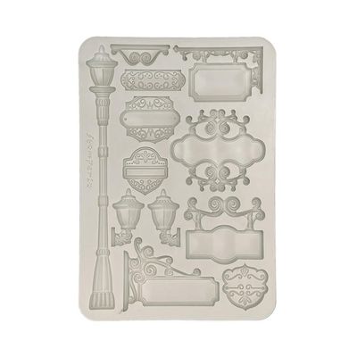 Stamperia - Art of Travelling - A5 Silicone Mould - Plates