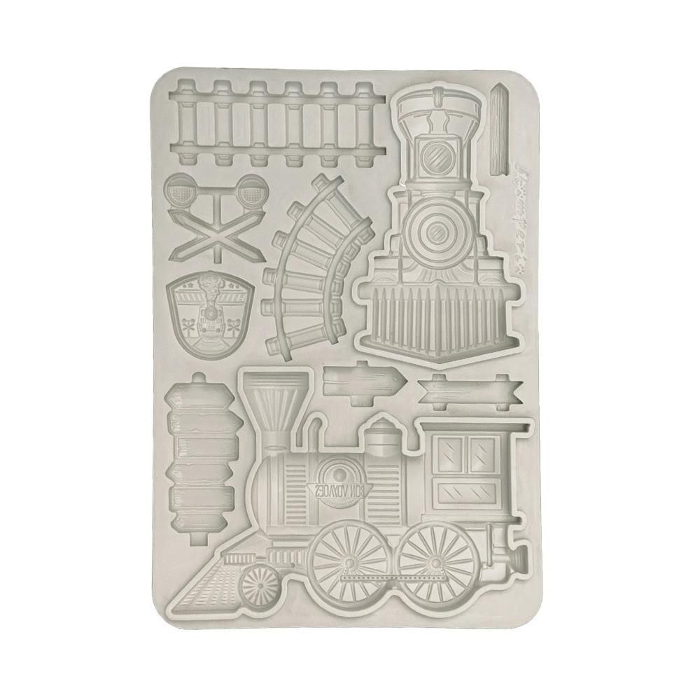 Stamperia - Art of Travelling - A5 Silicone Mould - Train