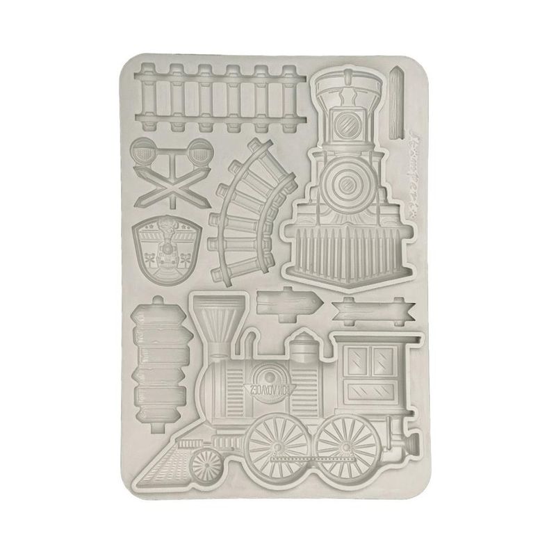 Stamperia - Art of Travelling - A5 Silicone Mould - Train