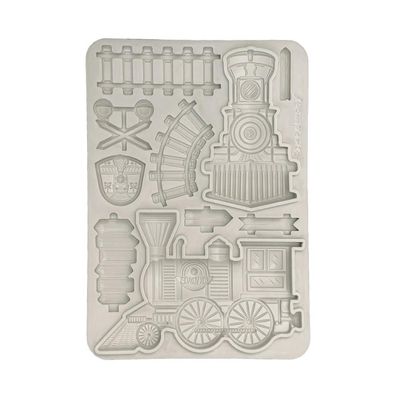 Stamperia - Art of Travelling - A5 Silicone Mould - Train