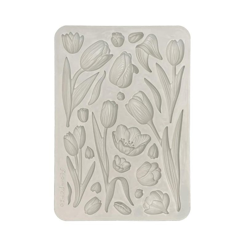 Stamperia - Art of Travelling - A5 Silicone Mould - Tulips