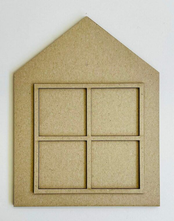 Dusty Attic - Chipboard - Mini Album Cover - House