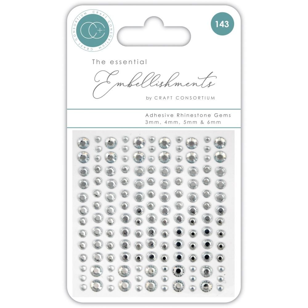 Craft Consortium - Adhesive Gemstones - Rhinestones