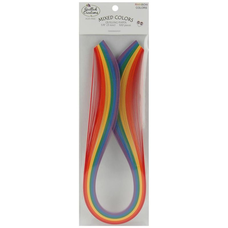 Quilled Creations - Quilling Paper - 6mm - Rainbow