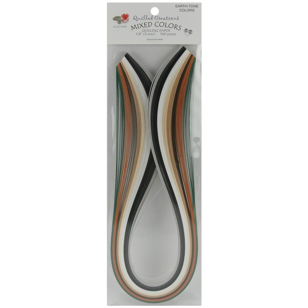 Quilled Creations - Quilling Paper - 3mm - Earth Tones