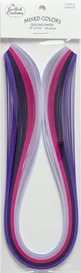 Quilled Creations - Quilling Paper - 3mm - Purple Shades