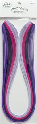 Quilled Creations - Quilling Paper - 3mm - Purple Shades