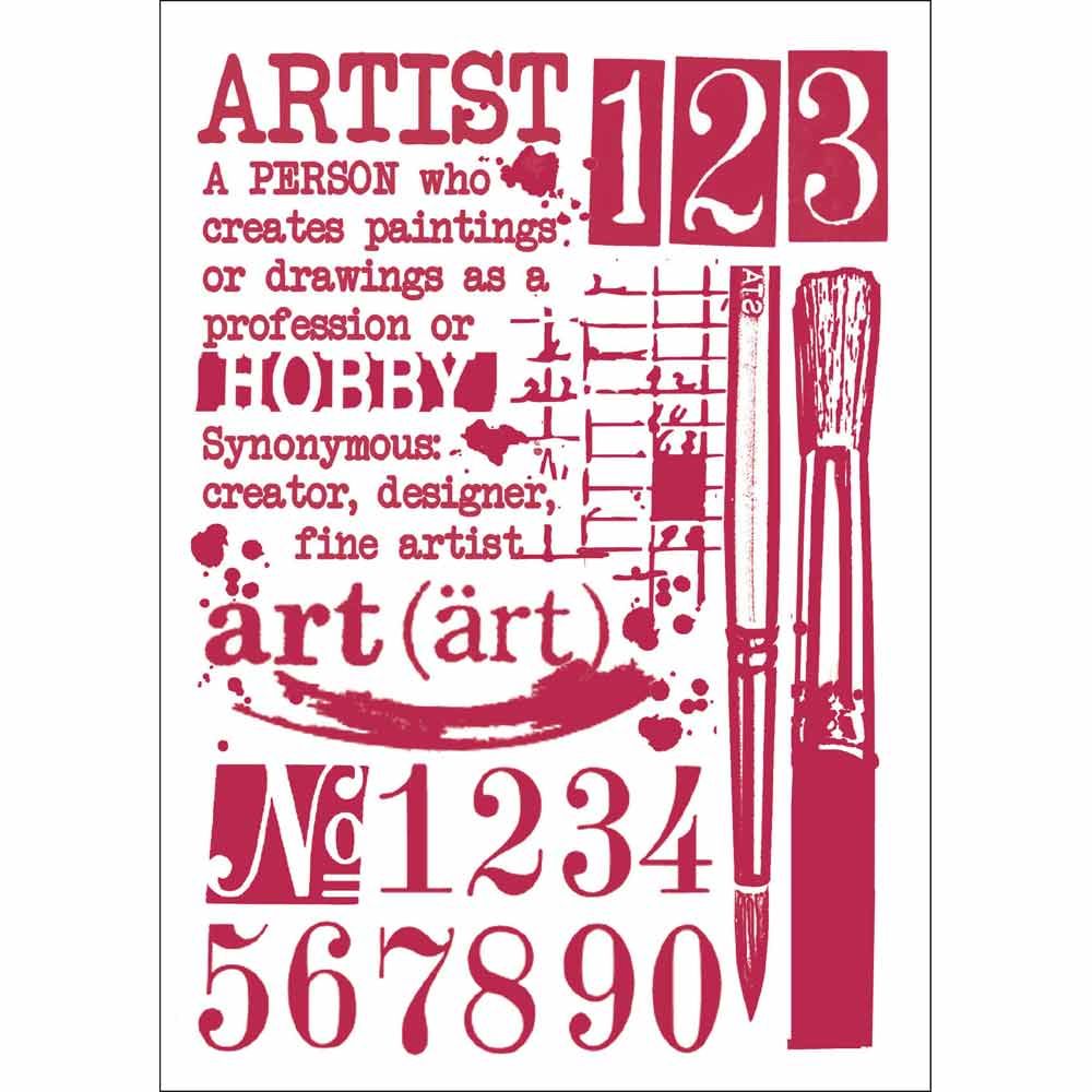 Stamperia - Stencils - 21 x 29.7cm - Artist