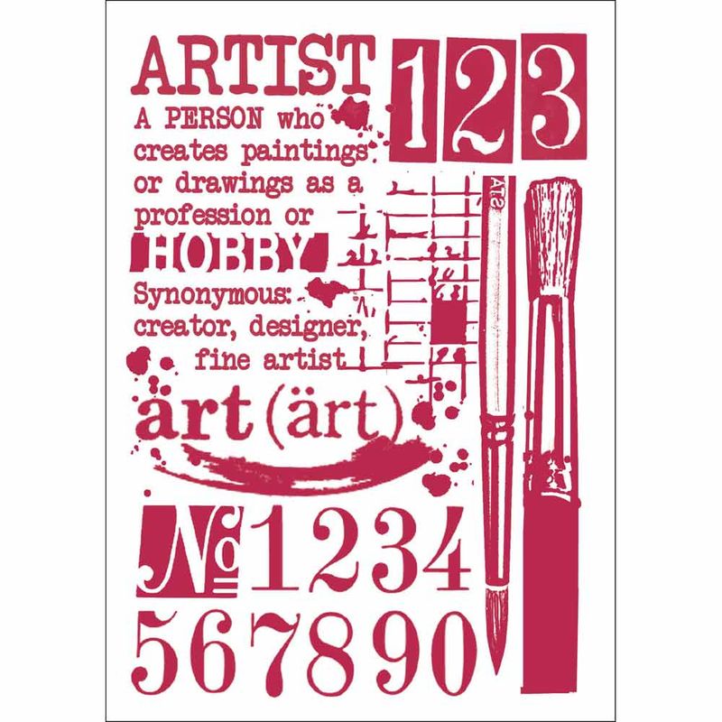 Stamperia - Stencils - 21 x 29.7cm - Artist