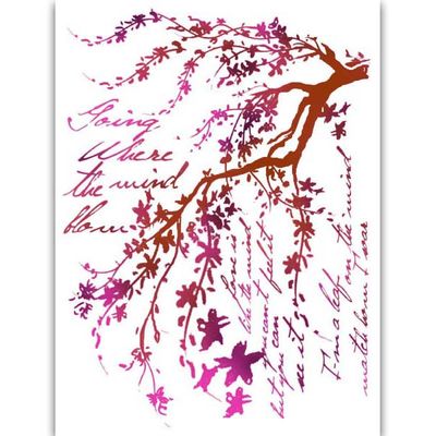 Stamperia - Stencils - 21 x 29.7cm - Flowering Branches
