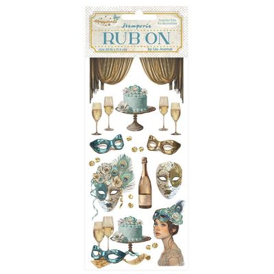 Stamperia - Masquerade - Rub-ons - Masks