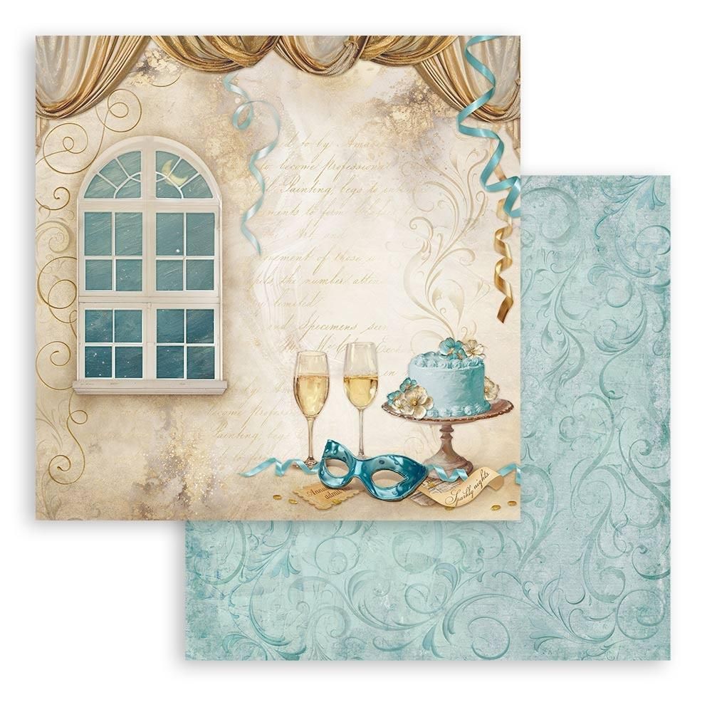 Stamperia - Masquerade - 12&quot;x12&quot; Double-sided Paper - Window
