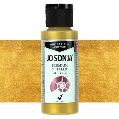 Chroma - Jo Sonja - Premium Metallic Acrylic - 60ml - Lustrous Gold