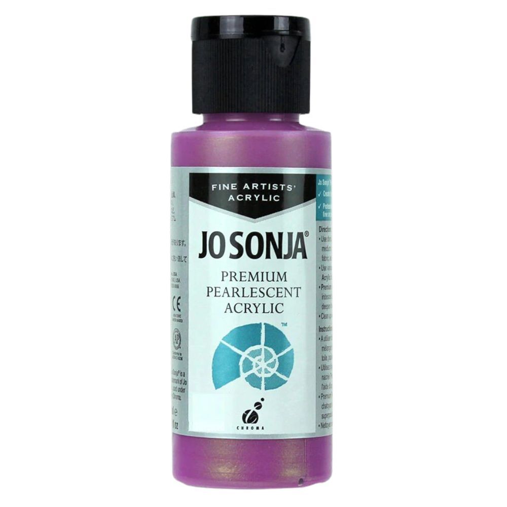Chroma - Jo Sonja - Premium Pearlescent Acrylic - 60ml - Red Violet