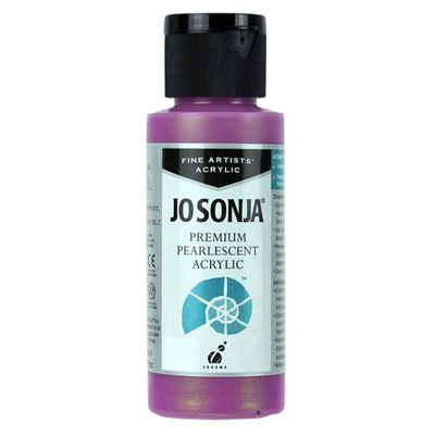 Chroma - Jo Sonja - Premium Pearlescent Acrylic - 60ml - Red Violet
