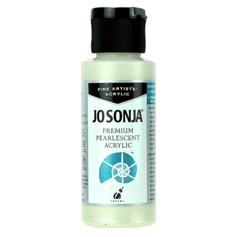 Chroma - Jo Sonja - Premium Pearlescent Acrylic - 60ml - Pearl White