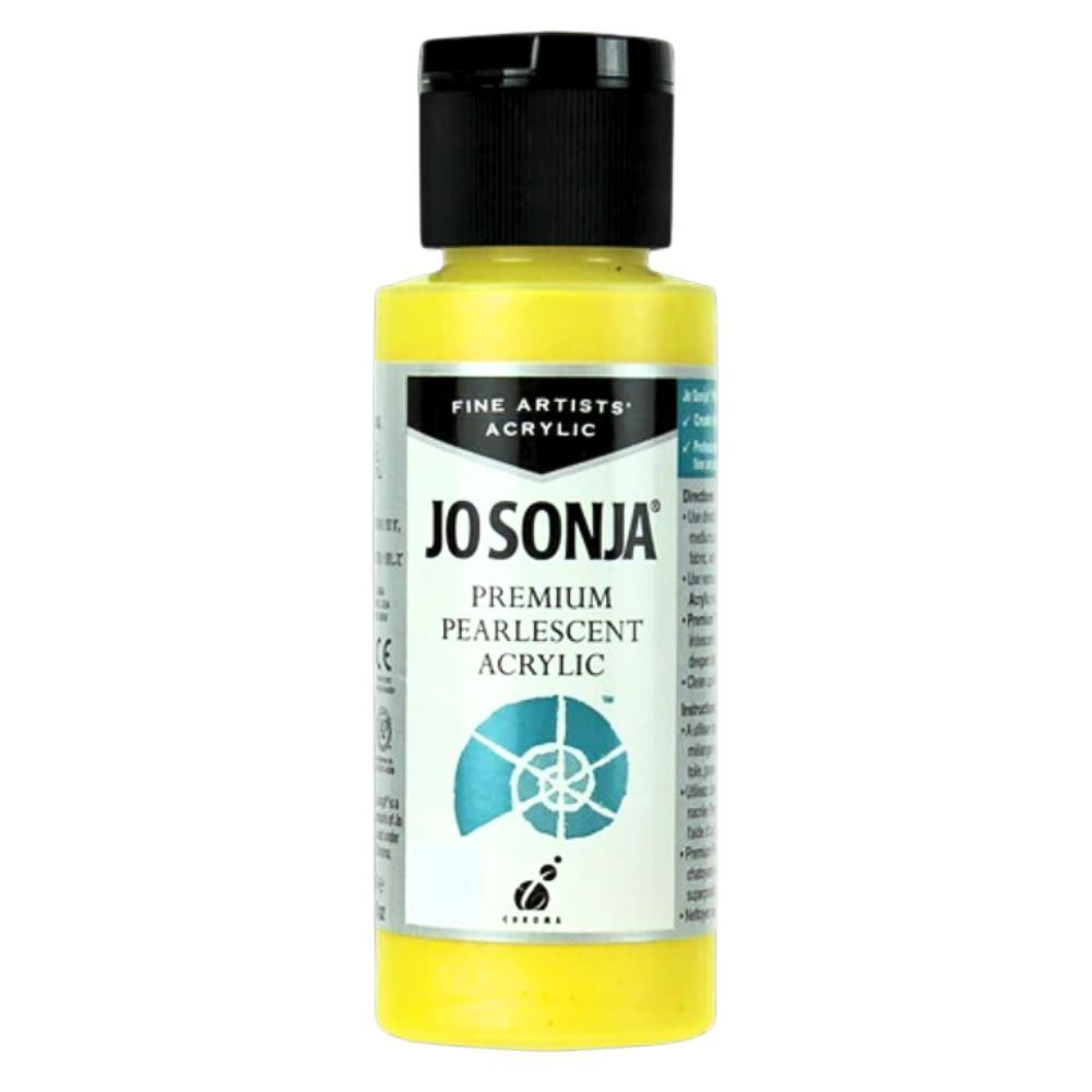 Chroma - Jo Sonja - Premium Pearlescent Acrylic - 60ml - Yellow