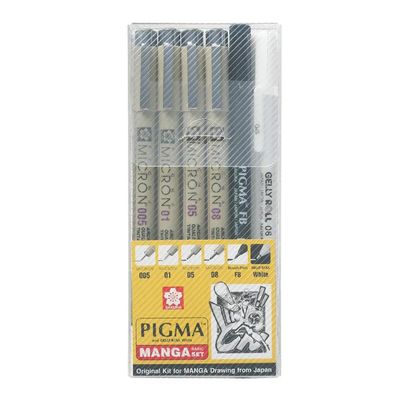 Sakura - Pigma Micron Brush Pens - Manga Basic Set