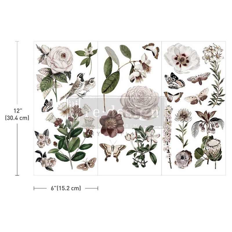 Prima Marketing - Re-Design - Small Decor Transfers - Secret Garden